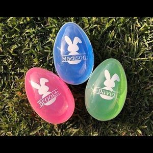 Easter eggs 7” and 10” you can stuff for your kids